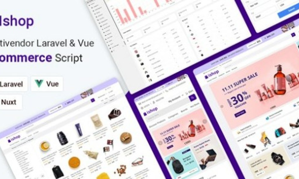 Ishop v5.0.2 Nulled – Multivendor Laravel & Vue eCommerce CMS PHP Script