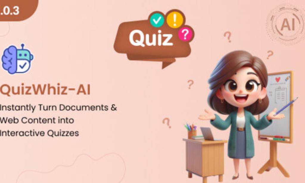 QuizWhiz AI v1.2.0 – AI Powered Quiz Generator – Built with Laravel Script