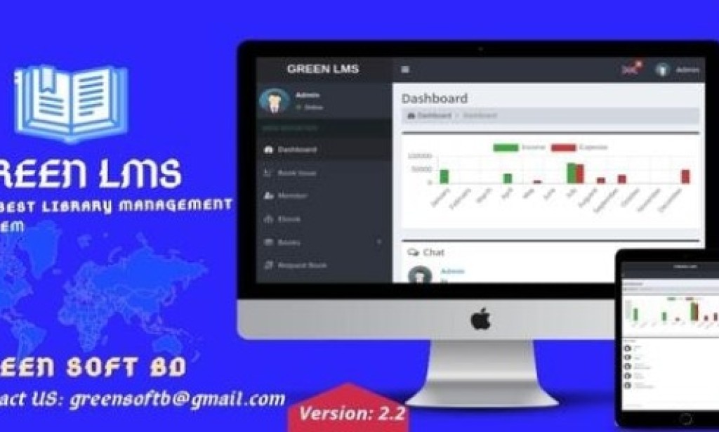 Green LMS v2.3 Nulled – The Library Management System PHP Script