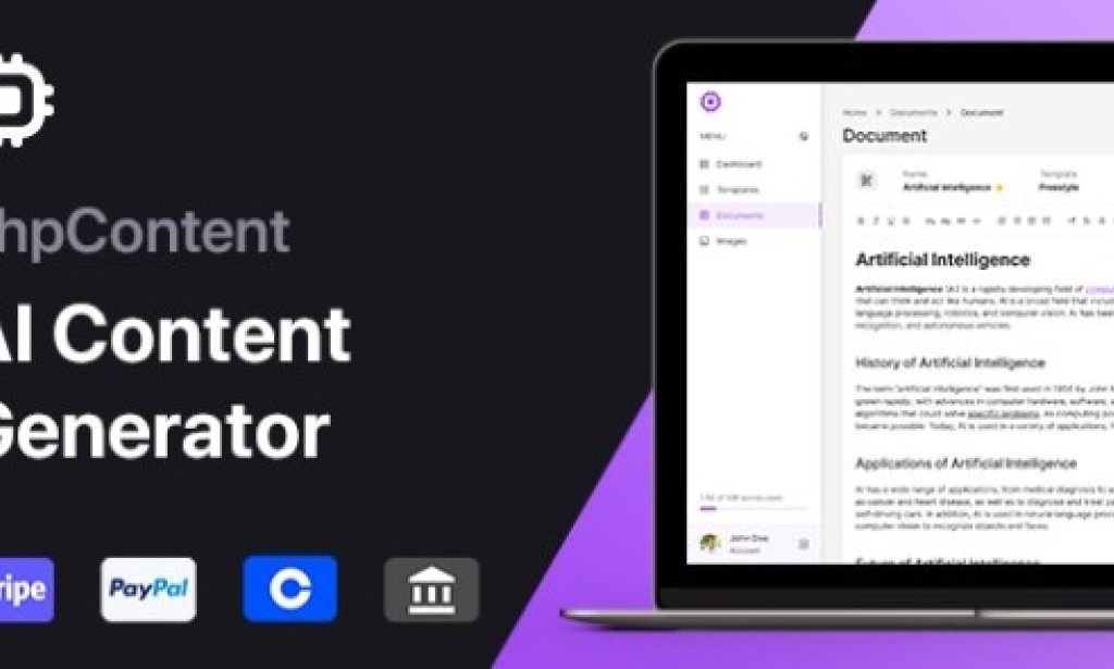 phpContent v1.5.0 Nulled – AI Content Generator Platform (SaaS) PHP Script
