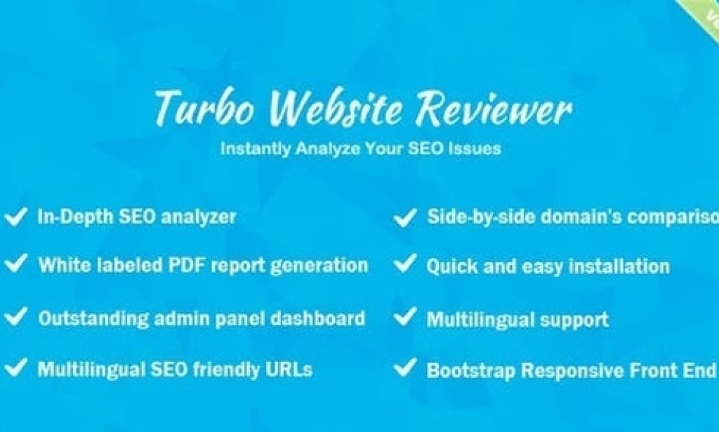Turbo Website Reviewer v2.8 Nulled – In-depth SEO Analysis Tool Free