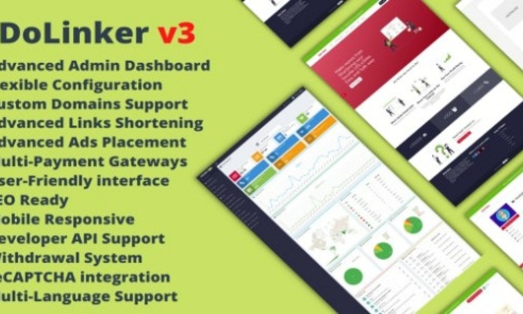 DoLinker v3.1.1 – Ultimate URL Shortener Platform Script